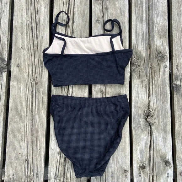 Vintage Black 2pc Swimsuit - Picture 3 of 4